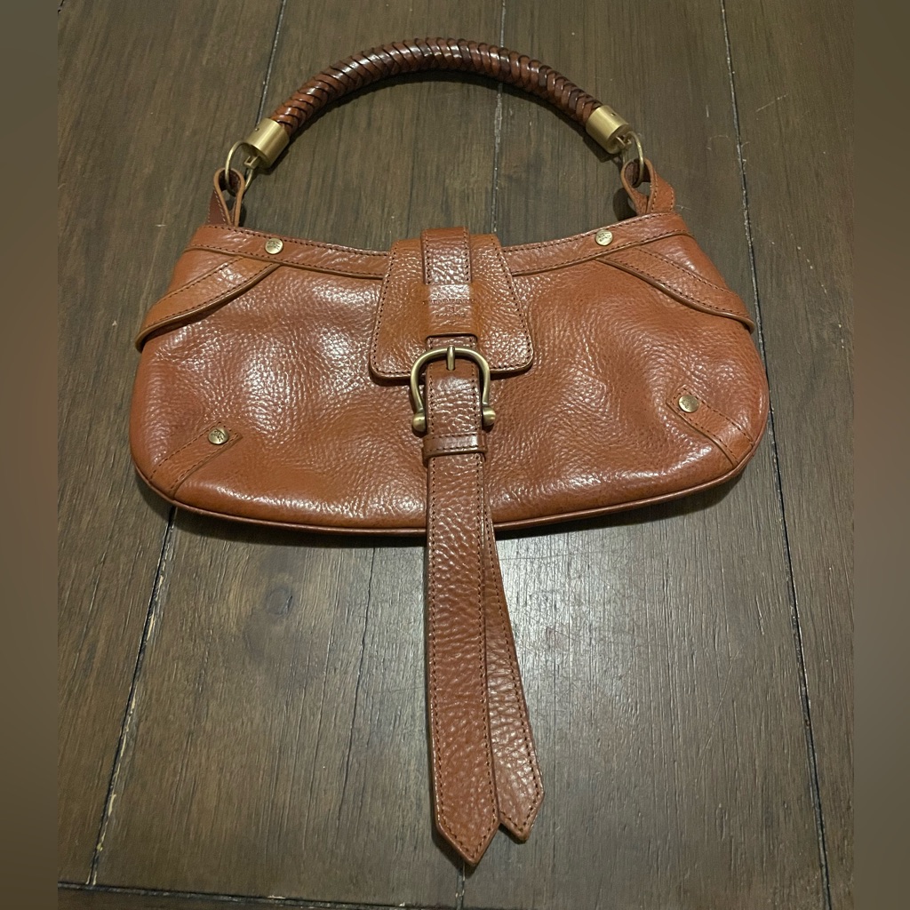 Vintage Leather Burberry Handbag
